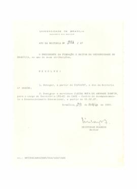 Ato da Reitoria nº 0221/1987