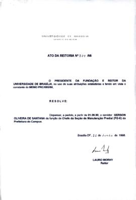 Ato da Reitoria nº 0974/1998