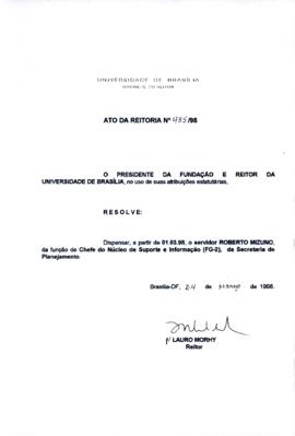 Ato da Reitoria nº 0435/1998