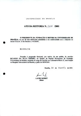 Ato da Reitoria nº 1108/2001