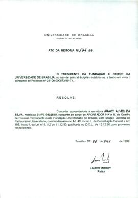 Ato da Reitoria nº 0174/1999