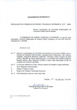 Resolução do Conselho de Ensino, Pesquisa e Extensão nº 0155A/2008