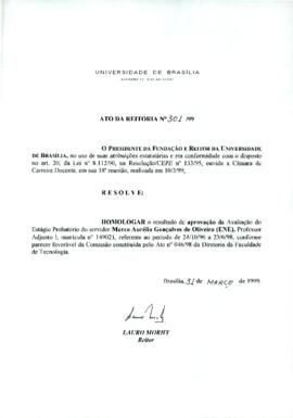 Ato da Reitoria nº 0301/1999