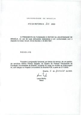 Ato da Reitoria nº 0208/2003