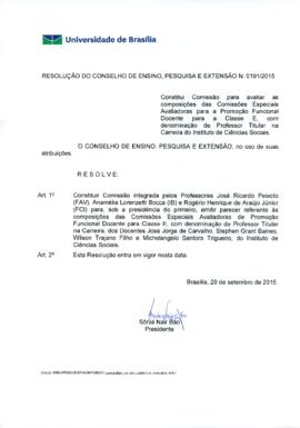 Resolução do Conselho de Ensino, Pesquisa e Extensão nº 0191/2015