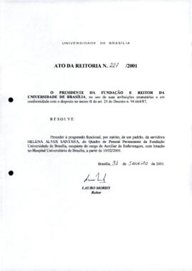 Ato da Reitoria nº 0227/2001