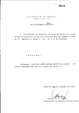 Ato da Reitoria nº 0971/1990