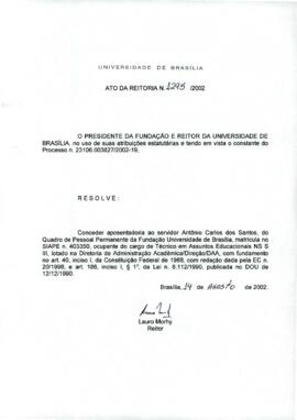 Ato da Reitoria nº 1295/2002