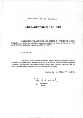 Ato da Reitoria nº 0087/2002