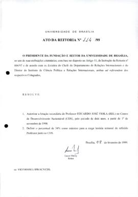 Ato da Reitoria nº 0114/1999