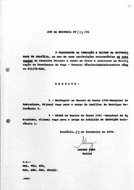 Ato da Reitoria nº 0134/1976