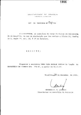 Ato da Reitoria nº 0948/1990