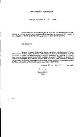 Ato da Reitoria nº 0130/2005