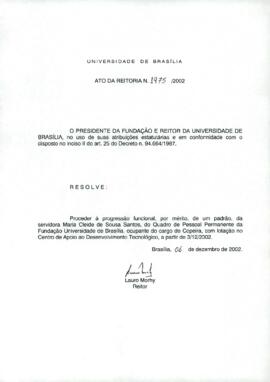 Ato da Reitoria nº 1975/2002