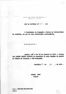 Ato da Reitoria nº 0971/1974