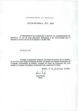 Ato da Reitoria nº 0204/2003