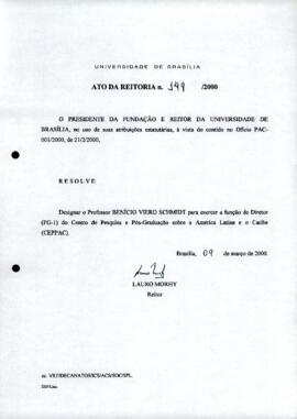 Ato da Reitoria nº 0149/2000