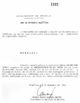 Ato da Reitoria nº 1231/1991