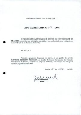 Ato da Reitoria nº 0379/2001