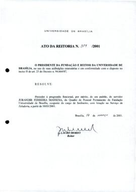 Ato da Reitoria nº 0379/2001