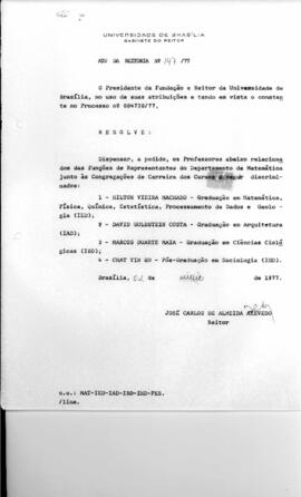 Ato da Reitoria nº 0147/1977