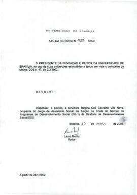 Ato da Reitoria nº 0428/2002