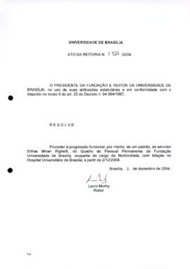Ato da Reitoria nº 1527/2004
