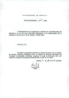 Ato da Reitoria nº 0167/2003