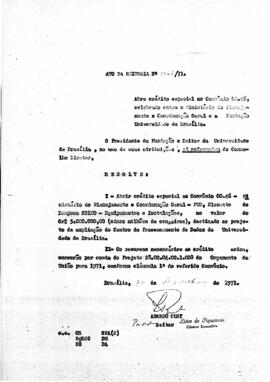 Ato da Reitoria nº 1067/1971