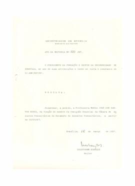 Ato da Reitoria nº 0100/1987