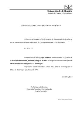 Ato de Credenciamento DPP N° 0033/2017