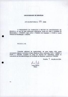 Ato da Reitoria nº 0899/2004