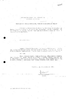 Resolução do Conselho de Ensino, Pesquisa e Extensão nº 0039/1987