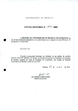 Ato da Reitoria nº 0695/2001