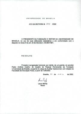 Ato da Reitoria nº 0845/2002