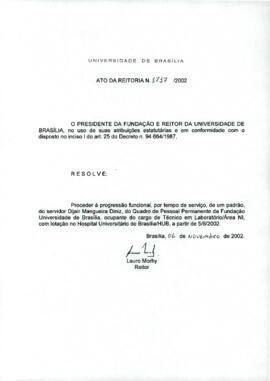 Ato da Reitoria nº 1717/2002