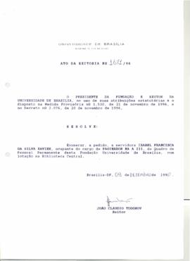Ato da Reitoria nº 1671/1996