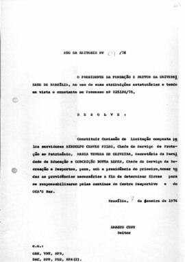 Ato da Reitoria nº 0009/1976