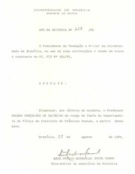 Ato da Reitoria nº 0228/1985