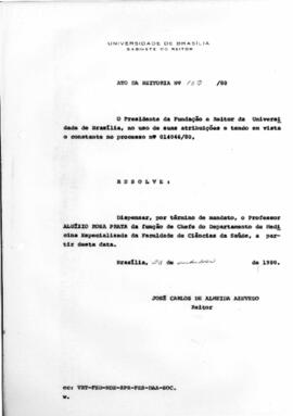 Ato da Reitoria nº 0109/1980