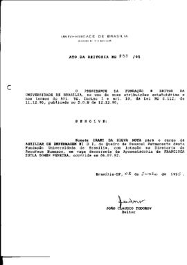 Ato da Reitoria nº 0899/1995