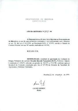 Ato da Reitoria nº 0303/1999