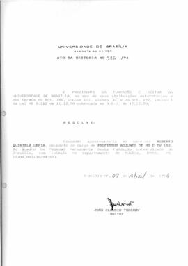 Ato da Reitoria nº 0536/1994