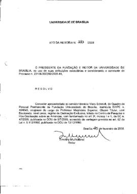 Ato da Reitoria nº 0181/2008