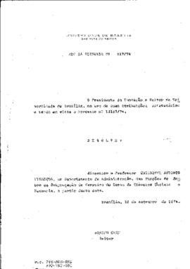 Ato da Reitoria nº 0817/1974