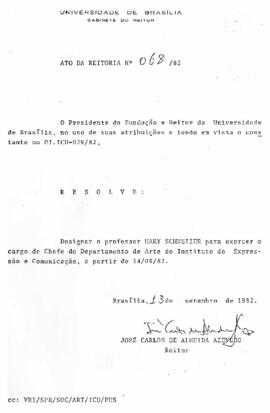 Ato da Reitoria nº 0068/1982