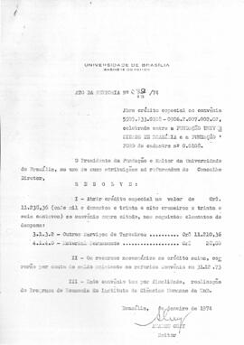 Ato da Reitoria nº 0089/1974