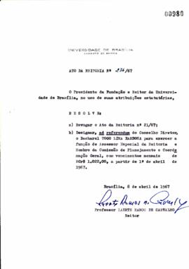 Ato da Reitoria nº 0236/1967