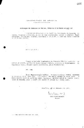Resolução do Conselho de Ensino, Pesquisa e Extensão nº 0063/1987