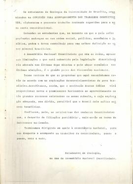 Propostas para o Novo Texto Constitucuional